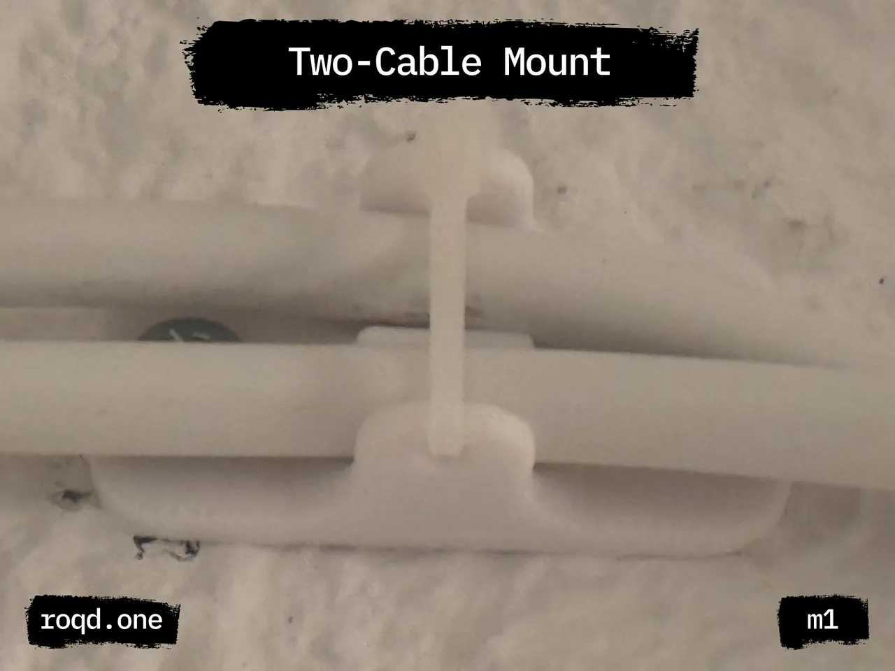Dual Cable Wall Mount