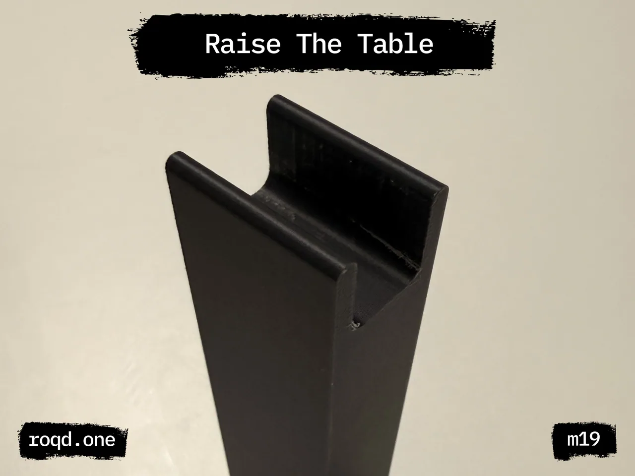Portable AC Table Riser Block