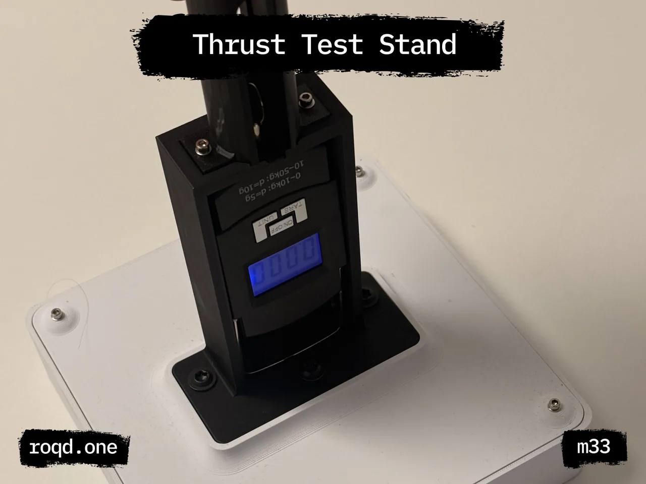 Motor Thrust Test Stand
