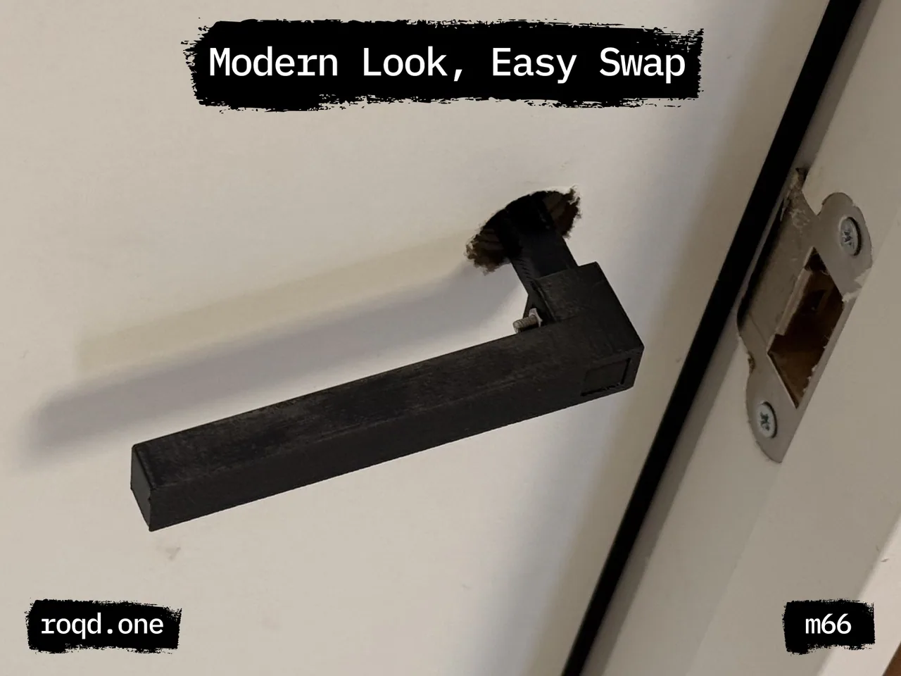 Minimalist Interior Door Handle Set