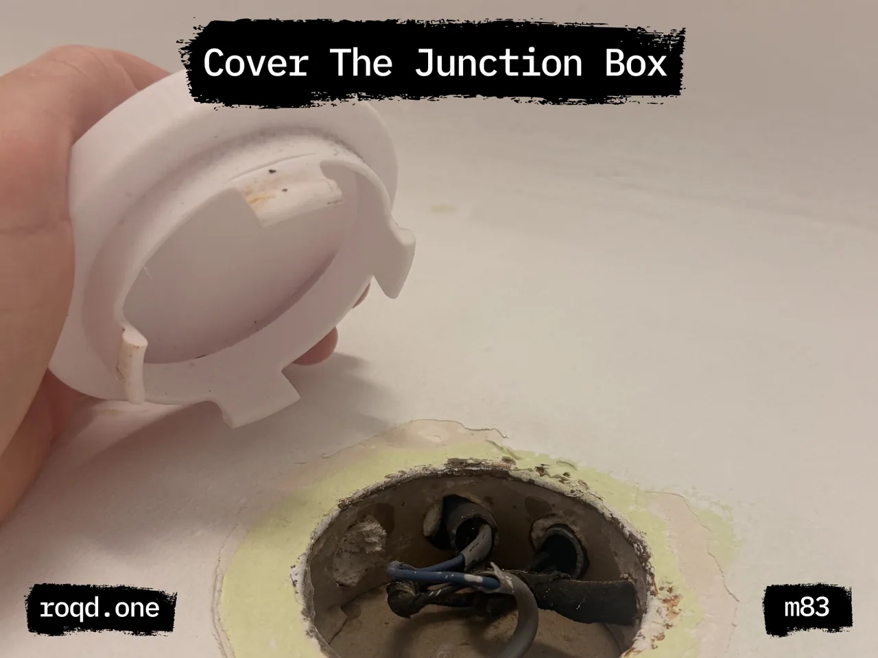 Junction Box Cable Cover Plate